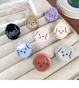 Schöne Acetat Welpen Haarklammern Set, kleine süße stilvolle Haaraccessoires für Damen.
