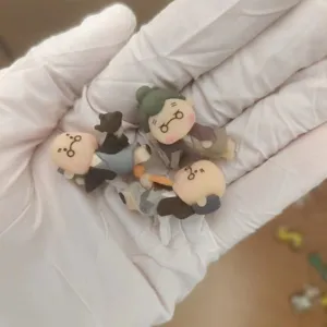 Cute Cartoon Old Man Dust Plug For Phone 3.5mm Audio Jack Resin Miniature Anime Character Dustproof Stopper Phone Accessories
