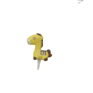 Cute resin little horse dust plug mobile phone accessory cute animal charm decorative item