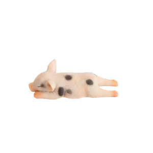 Süßes Kunstharz schlafendes Schwein Kühlschrankmagnet 3D Cartoon Tier Deko Artikel