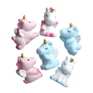 Süße Einhorn Kühlschrankmagnete 6er Set Mini Figuren Tier Magnete für Deko und Küche.