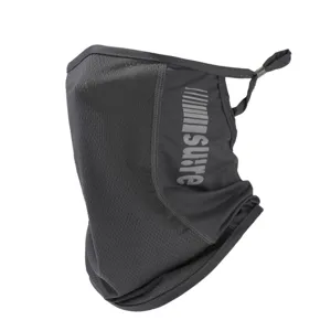 Máscara Facial de Protección Solar de Malla Transpirable de Verano Al Aire Libre Ciclismo Pesca Protección UV Lazo de Oreja Cubierta de Seda de Hielo Para Hombres Mujeres