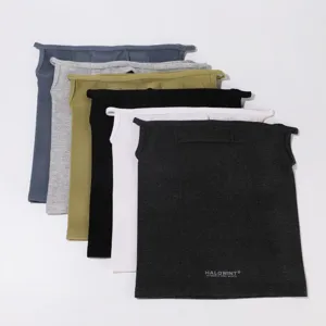 Detailed view of the cycling face mask, featuring ear loops and warm wool knit material.