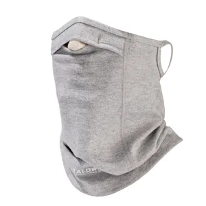 Minimalist Outdoor Cycling Neck Gaiter Wool Blend Thermal Windproof Ear Loop Face Cover Protection Scarf Soft Warm Headwear For Unisex