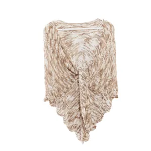 Damen Strick Strand Schal Boho Cape Poncho lässige Oberbekleidung Pullover Überwurf Urlaub