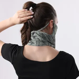 Sonnenschutz Gesichtsmaske UV-Schutz Vollgesichtseis Seide Nackenschutz für Radsport Sport