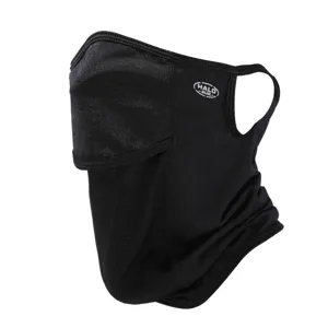 Schwarze UV-Schutz Gesichtsmaske Eisseide Sonnenschutz Radfahren Halsgamasche Abdeckung.