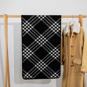 British Style Classic Plaid Scarf Winter Warm Thickened Blanket Wrap Fashion Cashmere Feel Shawl