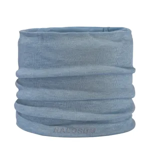 Einfarbiger winddichter, warmer Nackenschutz Winter Fleece Strickschal fuer Damen und Herren