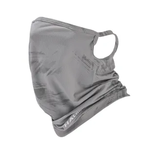 Summer Thin Breathable Ice Silk Sun Protection Face Mask Outdoor Quick Dry Hanging Ear Graffiti Cycling Neck Gaiter