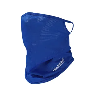 Atmungsaktive Eisseide Sonnenschutz Gesichtsmaske fuer Maenner Sommer Outdoor Radfahren UV Detail.