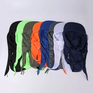 Casquette de cyclisme respirante séchage rapide doublure de casque anti-UV avec protège-nuque.