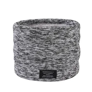 Warmer dicker Strick Fleece gefütterter Halswärmer für Damen und Herren im Winter.