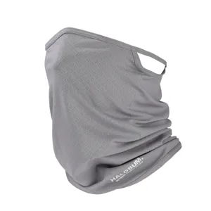 Damen Sonnenschutzmaske UV-Schutz Atmungsaktiv Eisseide Gesichtsabdeckung Ohrschlaufe Einfarbig Outdoor Radfahren Bandana Schleier Nackenwärmer Für Sommer