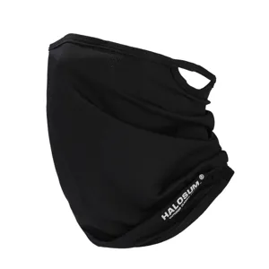 Sommer atmungsaktive schwarze Sonnenschutz Gesichtsmaske Ohrhänger UV-Schutz Sport Gesichtsbedeckung