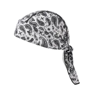 Paisley-Druck Radsportmütze, atmungsaktives, schnelltrocknendes Piraten-Bandana für den Sommer.