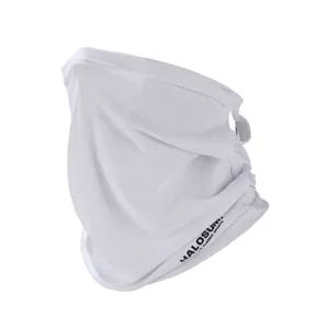 Unisex Eisseide Sonnenschutzmaske UV Schutz Atmungsaktiv Ohrschlaufe Nackengamasche Outdoor Sport Radfahren Halbgesicht Halstuch