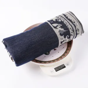 Imitat Kaschmir einfarbig Quasten Schal Winter warm gemütlich Outdoor Camping Tuch