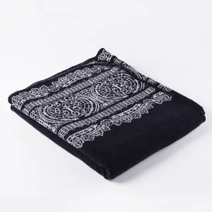 Classic women's winter warm imitation cashmere shawl cape with elegant woven pattern for daily wear