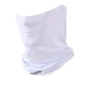 Masque facial de protection solaire en soie glacee, tour de cou respirant pour cyclisme.