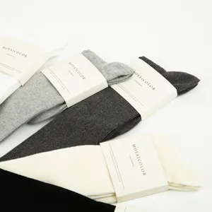 Women Over The Knee Cotton Socks Vertical Striped Solid Color Casual Long Stockings High Thigh Warm Hosiery For Girls