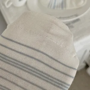 Women cotton low cut striped short socks summer invisible socks comfortable breathable footwear