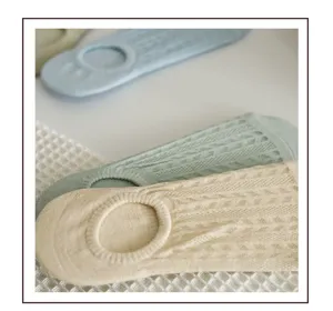 Women breathable mesh low cut boat socks invisible summer candy color cotton socks