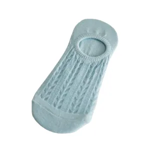 Women's Candy Color Invisible Mesh Socks Breathable Low Cut Summer Thin Boat Socks 1 Pair.