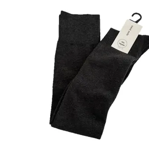 Comfortable solid color over-the-knee socks, super soft cotton with high elasticity.