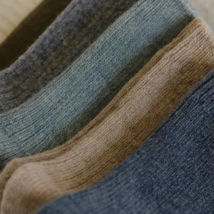 Calzini slouch invernali lana donna spesse righe verticali morbida maglia comoda