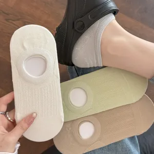 Women's thin low cut invisible socks breathable mesh no show boat socks for summer