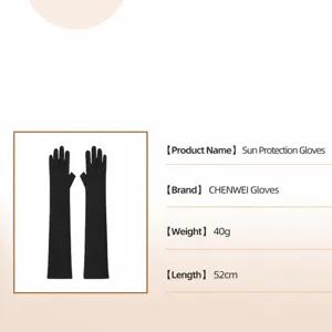 Long sun protection sleeves for women outdoor sports driving UV protection arm covers.