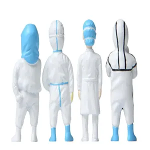 Schutzanzug Miniatur Figuren Set, kreative Mikro Landschaft Gartenarbeit Dekoration Spielzeug