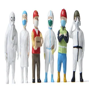 Miniatur Anti-Epidemie Figuren medizinisches Personal Resin Figuren Mikro Landschaft DIY
