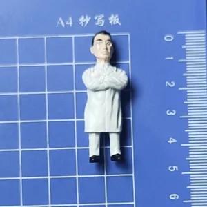 Miniatur Arzt Figur Mikro Landschaft Gartenarbeit Puppe Harz medizinische Arbeiter Details