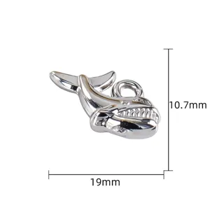 Pendentif baleine 3D en acier inoxydable, accessoire de bijoux collier bracelet animal
