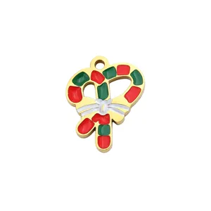 Christmas titanium steel pendant DIY bracelet necklace handmade jewelry accessory item