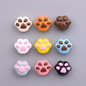 Schattige kattenpoot koelkastmagneten, hars decoratieve magnetische stickers voor thuis.