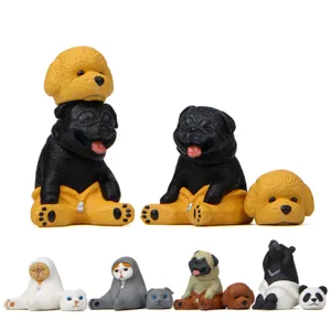 Niedliche tierische Miniatur Figuren aus Harz fuer Desktop Dekoration und Heim Display
