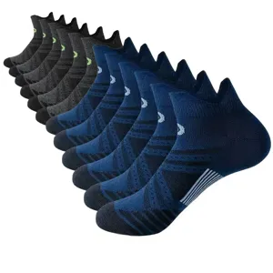 Men women athletic running socks breathable mesh sports ankle socks outdoor hiking socks
