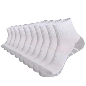 Men's Athletic Crew Socks Breathable Cushioned Sports Basketball Socks Multi-Pack