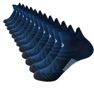 Athletic ankle socks with heel tab breathable running socks for outdoor sports fitness unisex