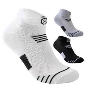 Heren sport sokken korte enkelsokken mesh ademend hardloopsokken set van 3 stuks fijn