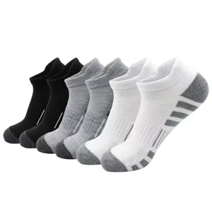 Heren sportsokken ademend mesh loopkousen in zwart grijs wit comfortabele multipack