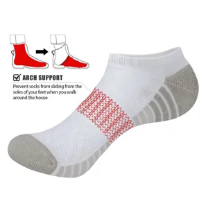 Men Women Low Cut Ankle Socks Breathable Cotton Athletic Running Socks Arch Support