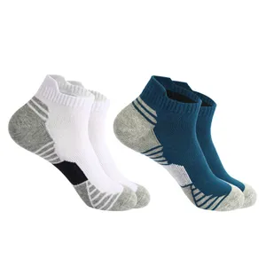 Herren Sport Kurzsocken mit Fersenlasche atmungsaktive Lauf- und Basketballsocken.