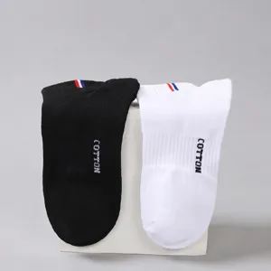 Herren Sommer dünn atmungsaktiv sportliche kurze Socken schwarz weiß Freizeit Socken