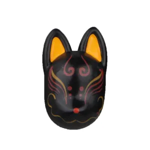 3D Japanese Kitsune Fox Mask Resin Fridge Magnet Phone Case DIY Decorative Accessory