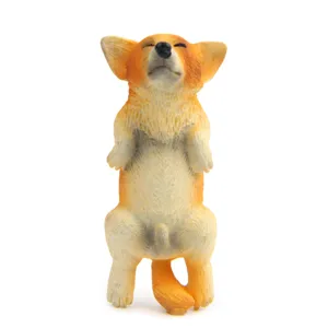 Süße schlafende Corgi Harz Figur lustiger Hund Kühlschrankmagnet Handyhülle DIY Material