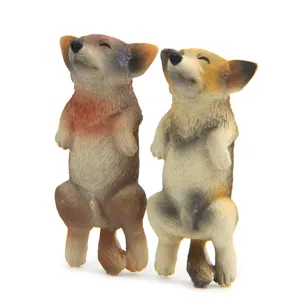Niedliche schläfrige Shiba Inu Akita Hunde Harz 3D Magnet und Handyhülle Deko Set.
